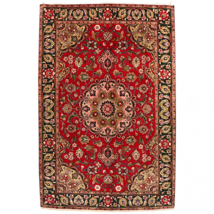 Tapis persan Tabriz fait main Réf ID 154177 - 100 × 150