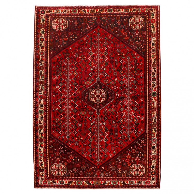 Tapis persan Shiraz fait main Réf ID 154101 - 220 × 310