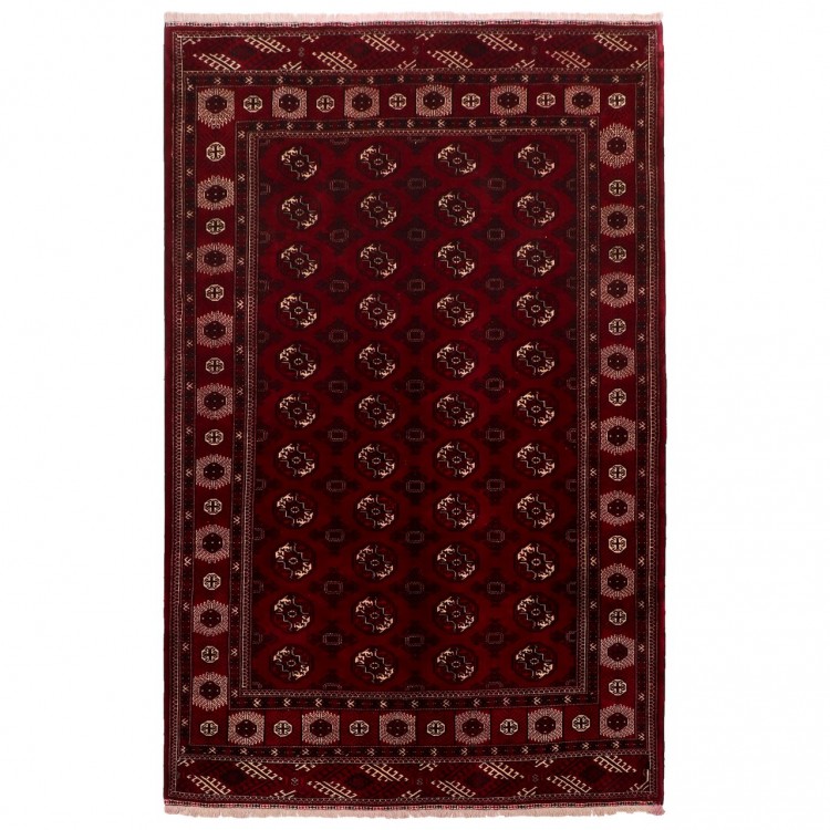 Tapis persan Turkmène fait main Réf ID 154025 - 200 × 297