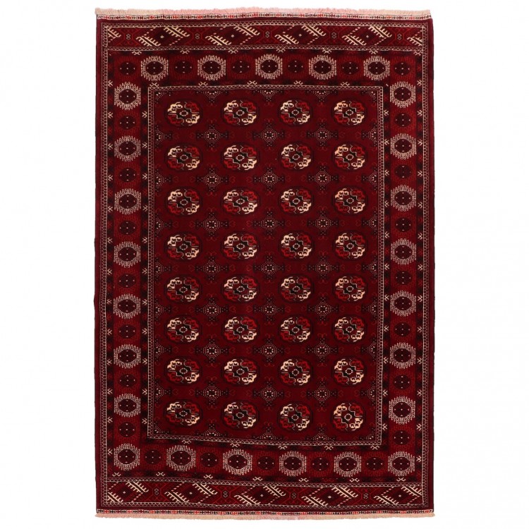 Tapis persan Turkmène fait main Réf ID 154029 - 208 × 288