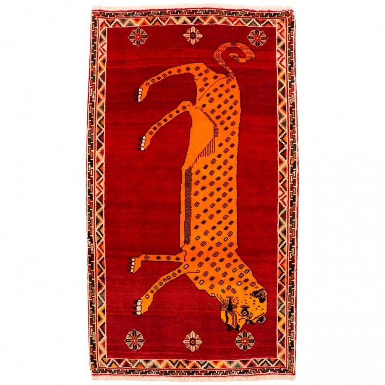 Tapis persan Shiraz fait main Réf ID 154165 - 110 × 190