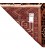Tapis persan Turkmène fait main Réf ID 154035 - 177 × 287