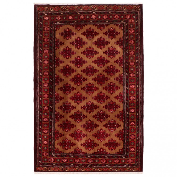 Tapis persan Turkmène fait main Réf ID 154036 - 203 × 294