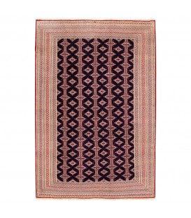 Tapis persan Turkmène fait main Réf ID 154042 - 214 × 297