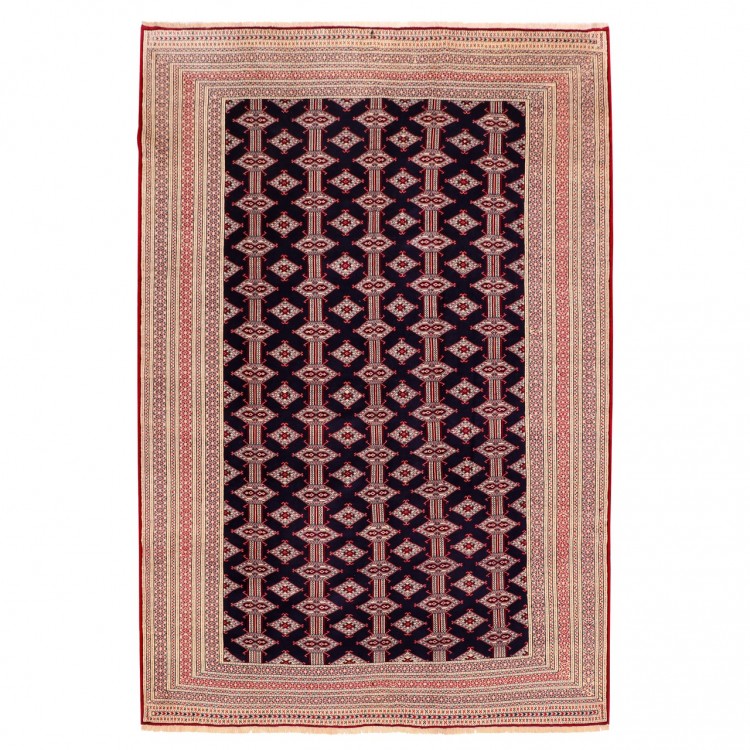 Tapis persan Turkmène fait main Réf ID 154042 - 214 × 297