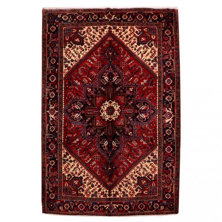 Tapis persan Heriz fait main Réf ID 154063 - 203 × 290