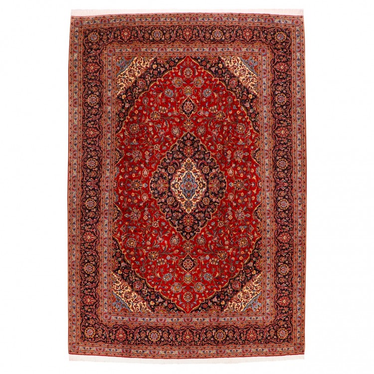 Tapis persan Kashan fait main Réf ID 154079 - 248 × 337