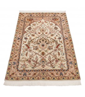 Tappeto persiano Tabriz annodato a mano codice 156037 - 106 × 151