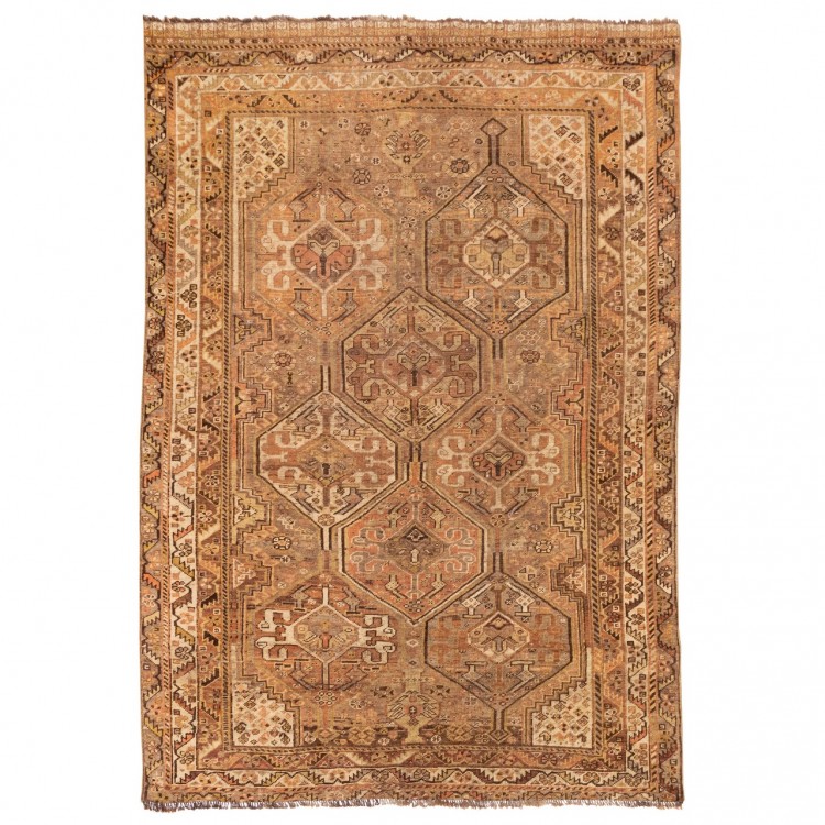 Tapis persan Qashqai fait main Réf ID 156077 - 124 × 184