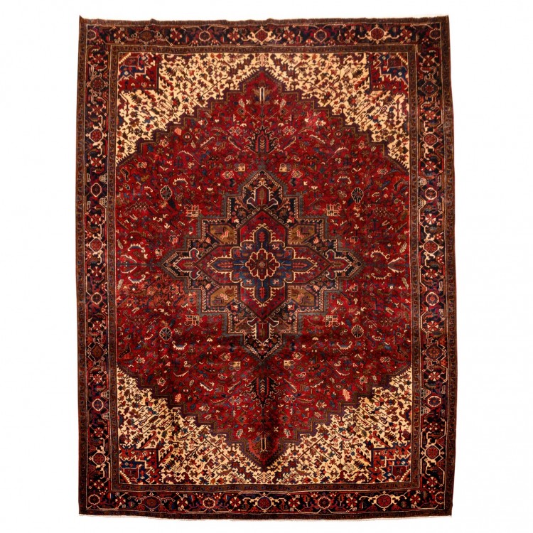 Tapis persan Heriz fait main Réf ID 156157 - 292 × 381