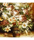 Tableau tapis persan Tabriz fait main Réf ID 902674