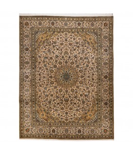 Tapis persan Kashan fait main Réf ID 152065 - 296 × 383