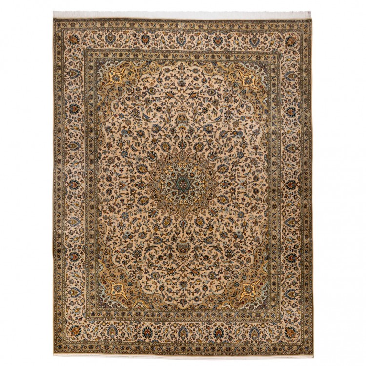 Tapis persan Kashan fait main Réf ID 152065 - 296 × 383