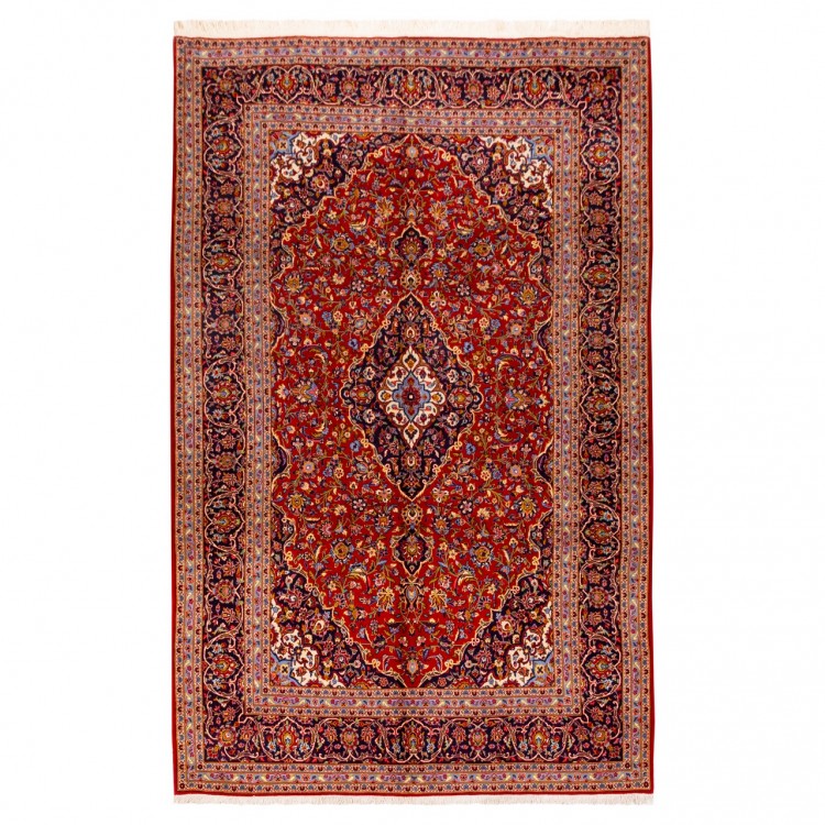 Tappeto persiano Kashan annodato a mano codice 152068 - 207 × 329