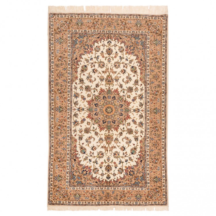 Tappeto persiano Yazd annodato a mano codice 152083 - 156 × 250