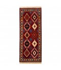Tappeto persiano Shiraz annodato a mano codice 152098 - 80 × 195