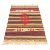 Kilim persiano Shiraz annodato a mano codice 152154 - 65 × 92