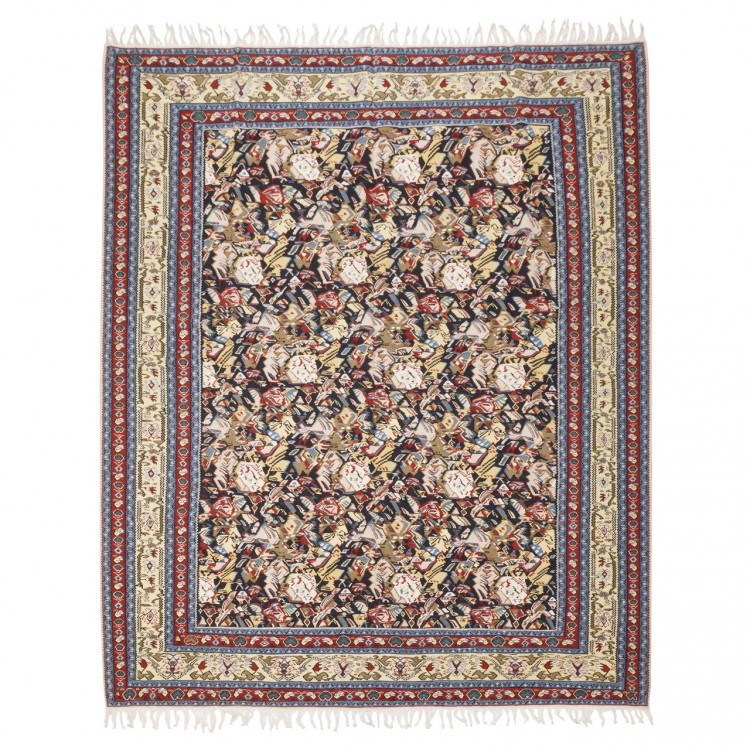 Kilim persiano Kurdistan annodato a mano codice 152156 - 214 × 259