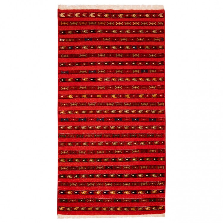 Tapis persan Turkmène fait main Réf ID 171798 - 105 × 200