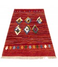 Gabbeh persiano Fars annodato a mano codice 171866 - 95 × 156