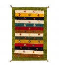 Gabbeh persiano Fars annodato a mano codice 122225 - 105 × 152