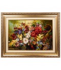 イランの手作り絵画絨毯 タブリーズ 番号 902728