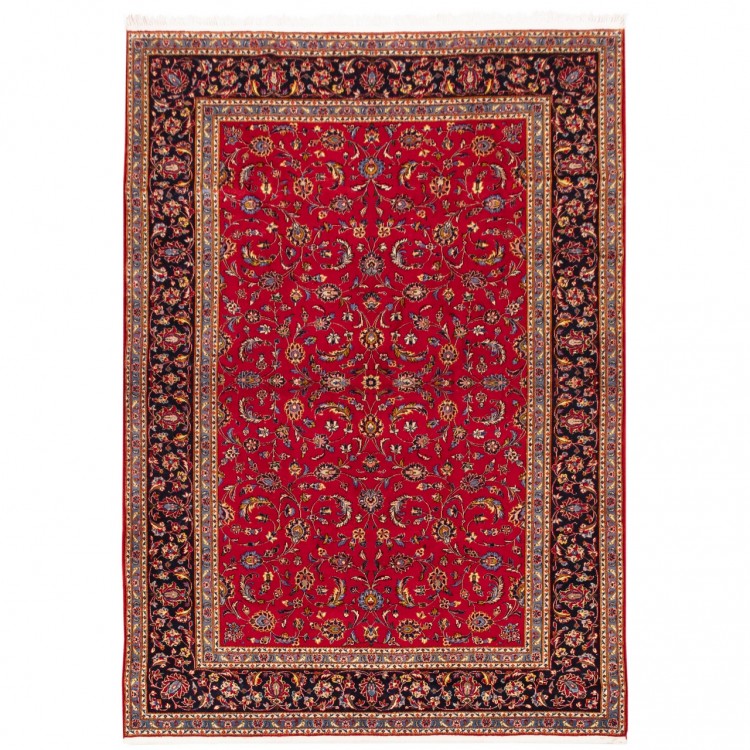 Tapis persan Kashan fait main Réf ID 152162 - 245 × 342