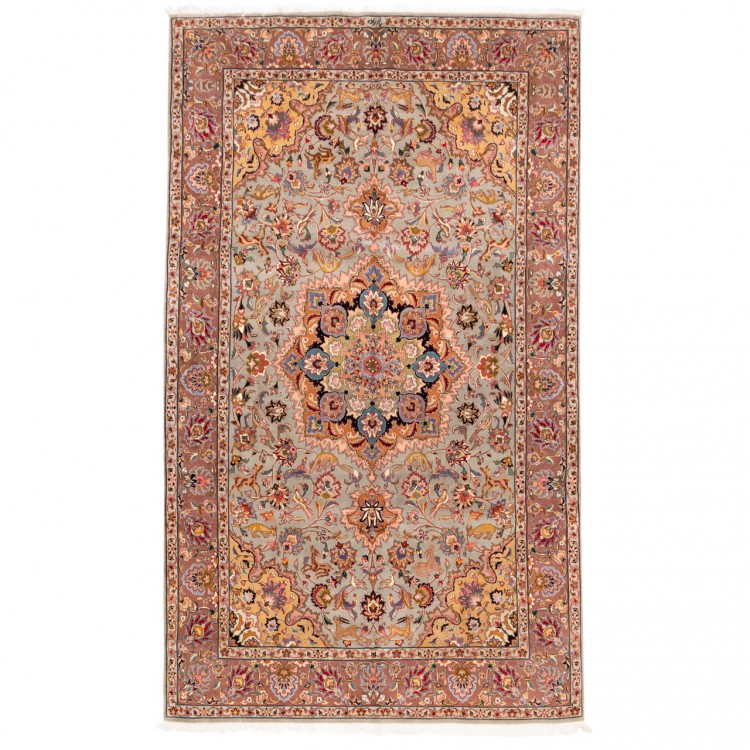 Tapis persan Tabriz fait main Réf ID 157042 - 150 × 254