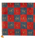 Gabbeh persiano Fars annodato a mano codice 123003 - 123 × 180