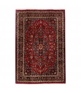 Tappeto persiano Mashhad annodato a mano codice 123167 - 202 × 296