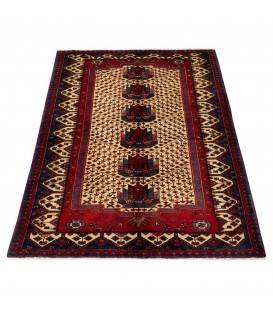 イランの手作りカーペット サベ 番号 123195 - 135 × 204