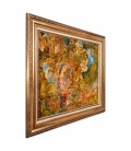 イランの手作り絵画絨毯 タブリーズ 番号 902801
