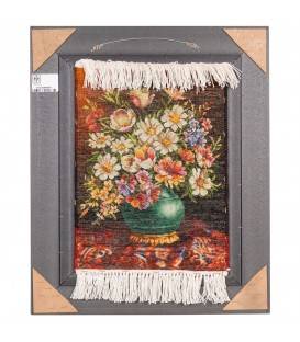 Tableau tapis persan Tabriz fait main Réf ID 902838