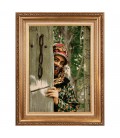 Tappeto persiano Tabriz a disegno pittorico codice 902979
