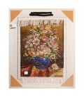 Tableau tapis persan Tabriz fait main Réf ID 902985