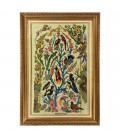 Tappeto persiano Qom a disegno pittorico codice 903003