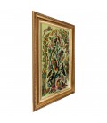 Tappeto persiano Qom a disegno pittorico codice 903003