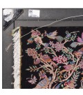 Tappeto persiano Qom a disegno pittorico codice 903038
