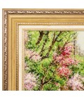 Tableau tapis persan Tabriz fait main Réf ID 903089