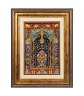 Tappeto persiano Qom a disegno pittorico codice 903094