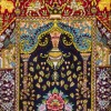 Tableau tapis persan Qom fait main Réf ID 903094
