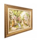 Tableau tapis persan Tabriz fait main Réf ID 903106