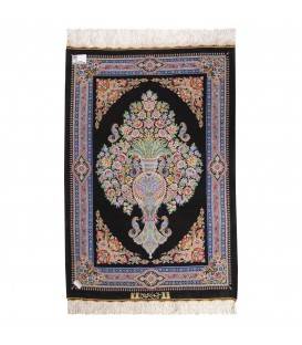 Tableau tapis persan Qom fait main Réf ID 903130