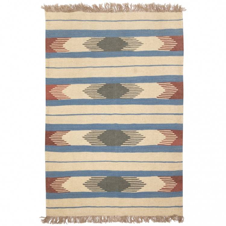 Kilim persiano Bakhtiari annodato a mano codice 152289 - 96 × 142