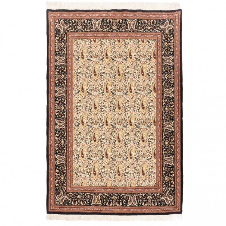 Tappeto persiano Qom annodato a mano codice 183109 - 104 × 156