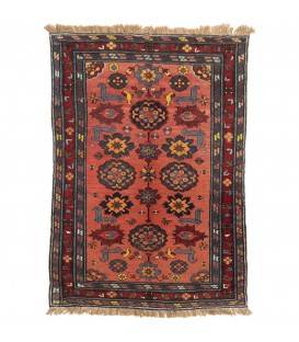 فرش دستباف قدیمی دو متری آذربایجان کد 127003