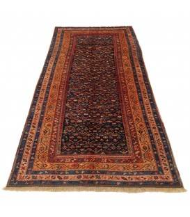 فرش دستباف قدیمی کناره طول دو و نیم متر آذربایجان کد 127015