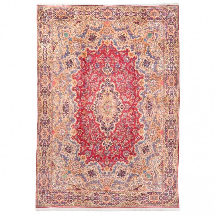 Tapis persan Kerman fait main Réf ID 102489 - 381 × 545