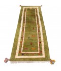Gabbeh persiano Fars annodato a mano codice 122543 - 49 × 150