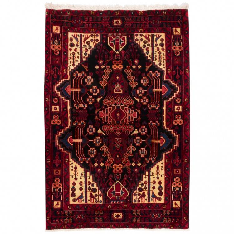 Tapis persan Nahavand fait main Réf ID 130013 - 135 × 205